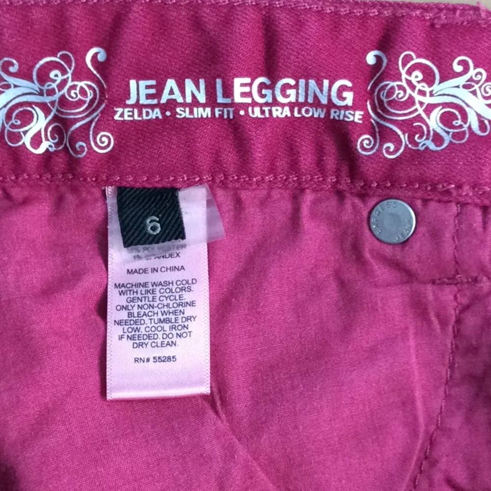 Express Jeans Legging Zelda Slim Fit Ultra Low 6 - Picture 6 of 6